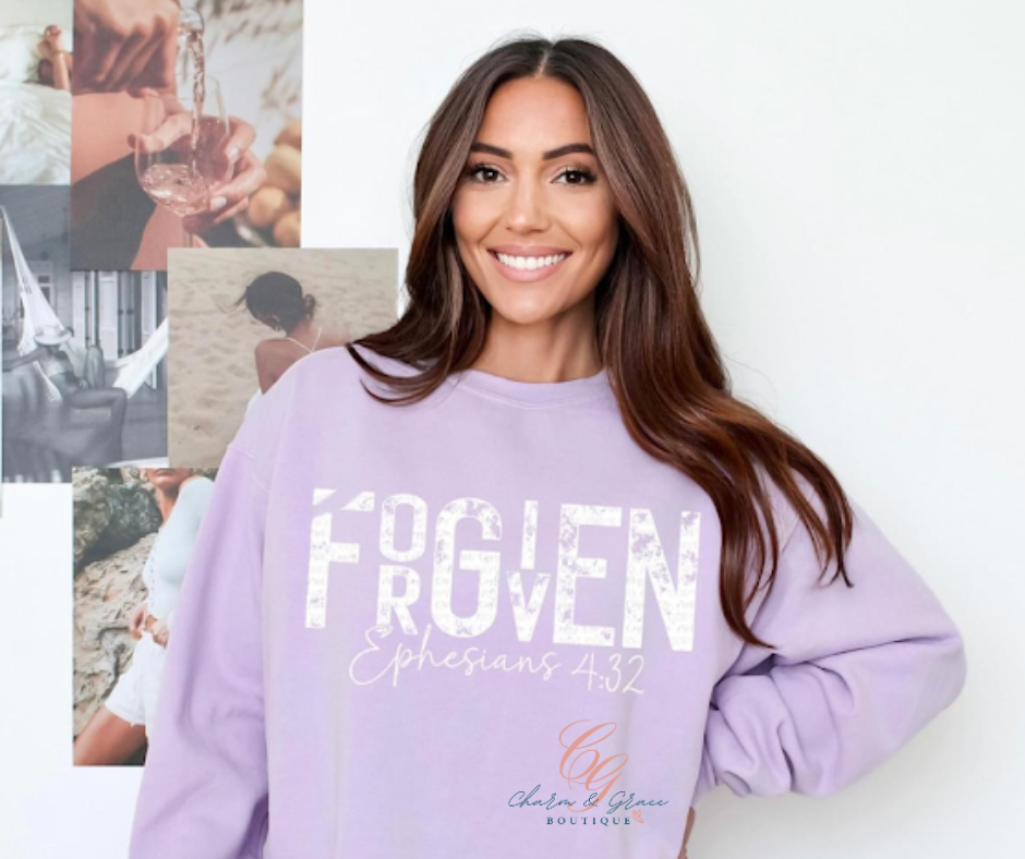 Forgiven Ephesians 4:32 - Christian Graphic Top