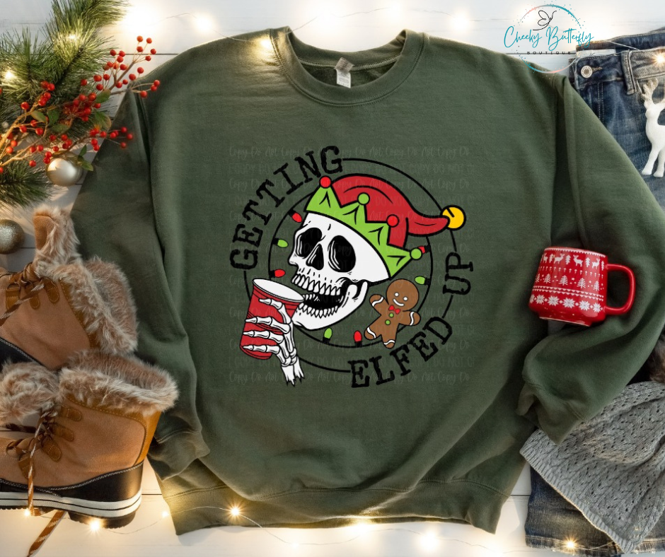 Getting Elfed Up Graphic Tee