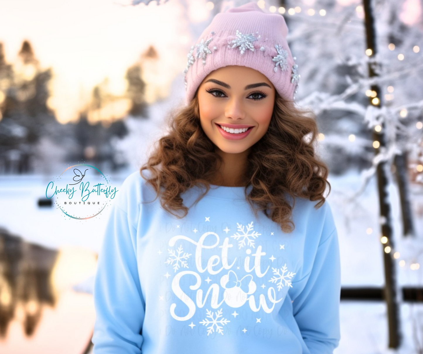 Let It Snow Graphic Top