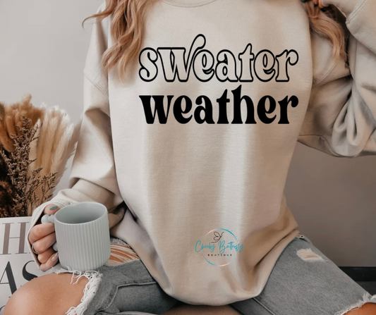 Sweater Weather Graphic Top