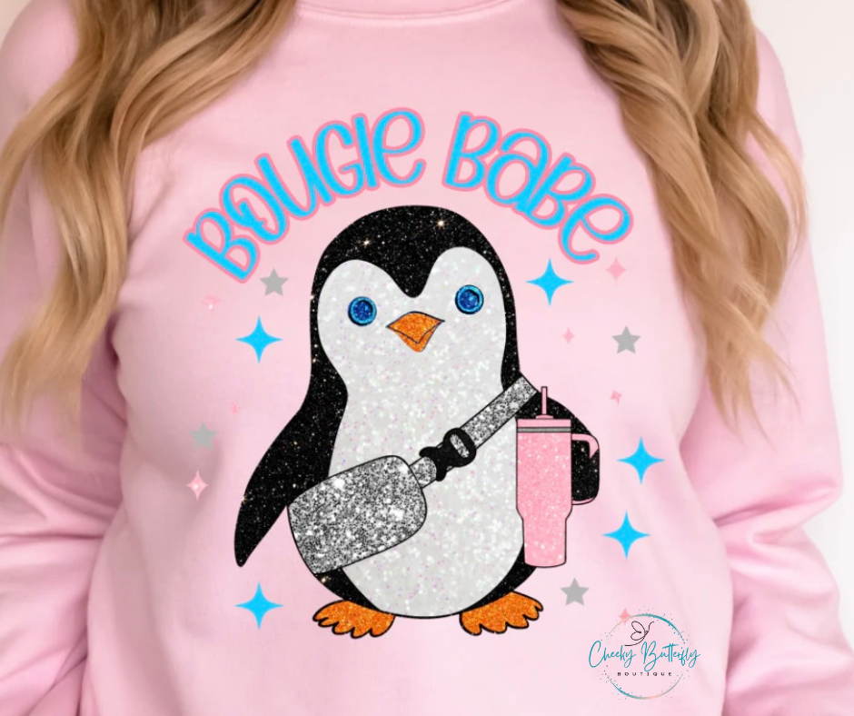 Bougie Babe Penguin Graphic Top