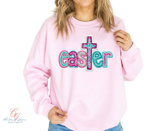 Easter Cross Graphic Top