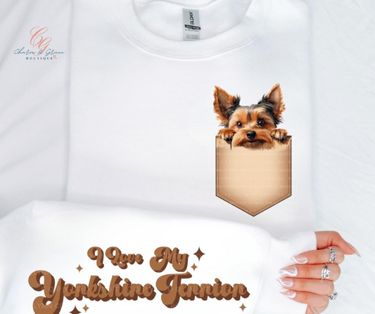 Love My Yorkshire Terrier Graphic Top