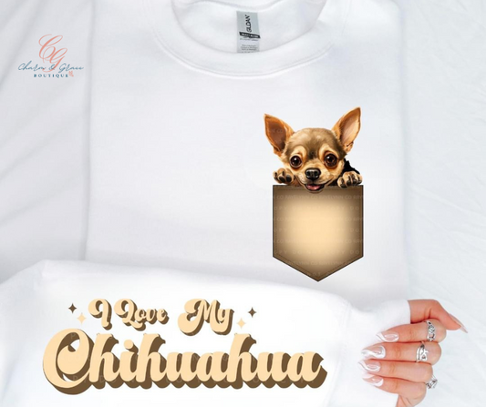 Love my Chihuahua Graphic Top