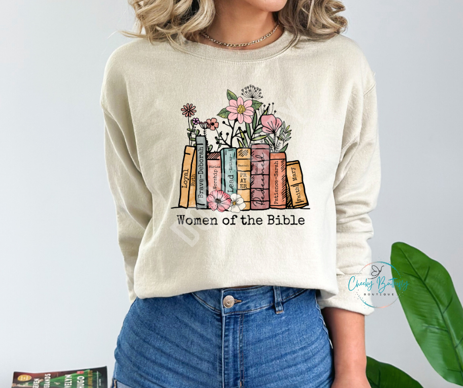 Women of the Bible Christian Faith Graphic Top