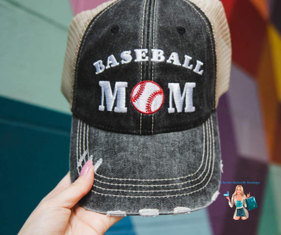 Baseball Mom Trucker Hat
