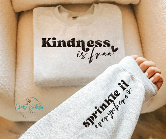 Kindness Is Free Graphic Top