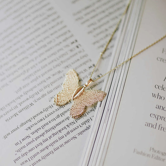 Butterfly Gold Necklace