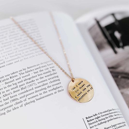 Jeremiah 29:11 Pendant Necklace