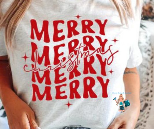 Merry Merry Christmas | Graphic Tee