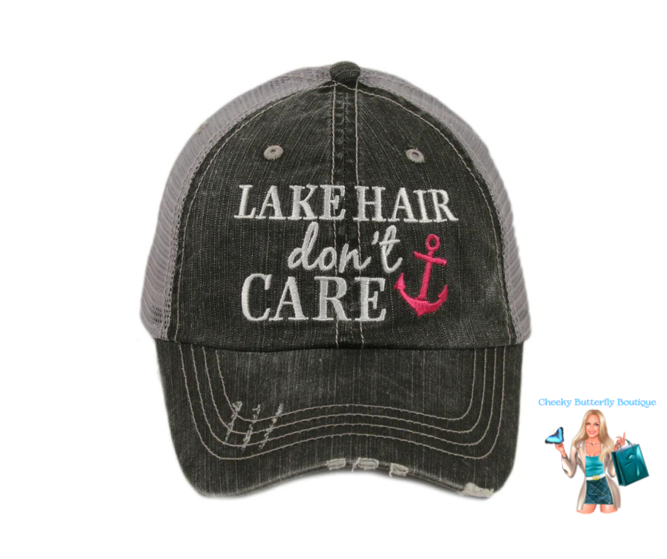 Lake Hair Don't Care Trucker Hat