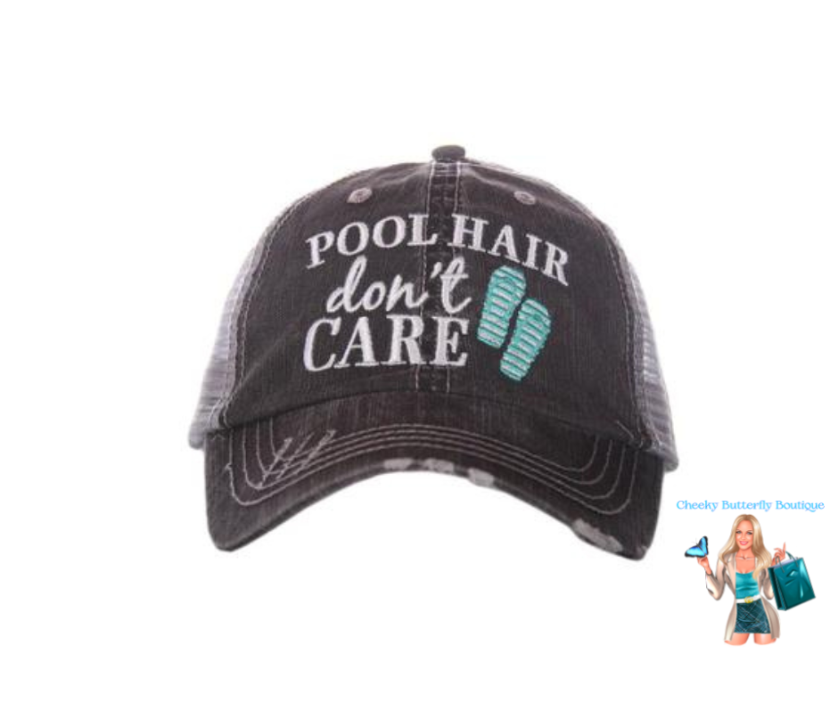 Pool Hair Don't Care Trucker Hat