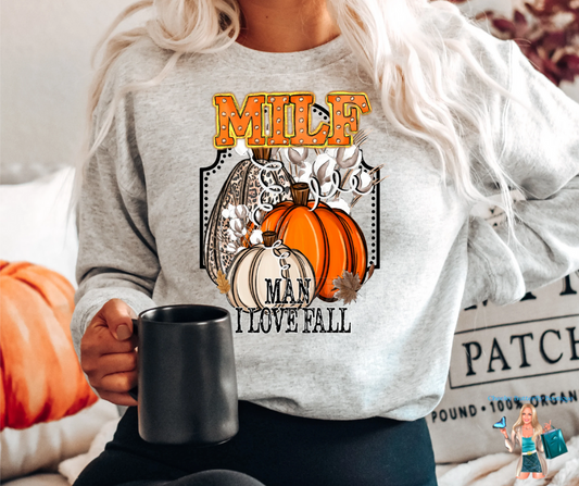 MILF Man I Love Fall Graphic Top